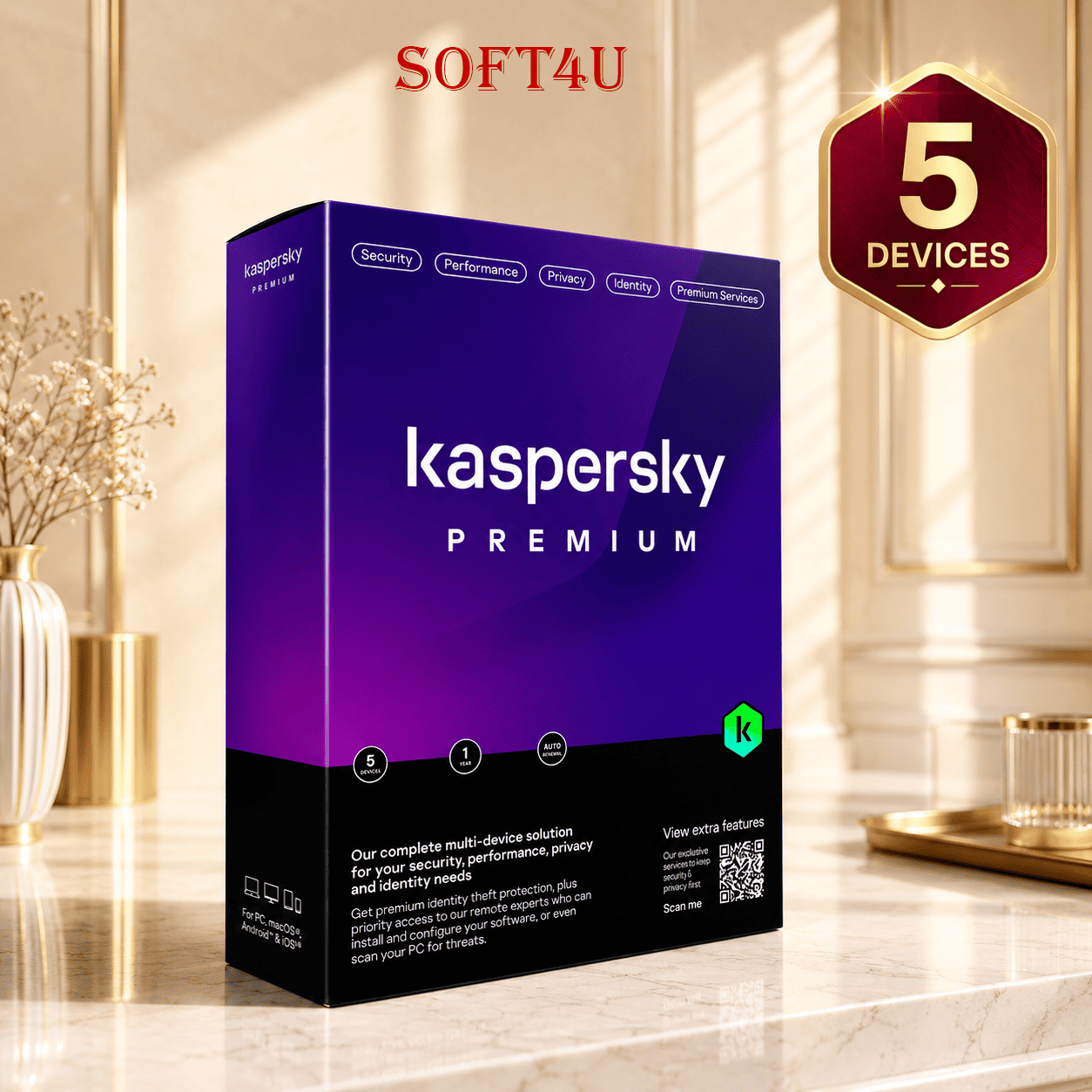 Kaspersky Premium (5 thiết bị)