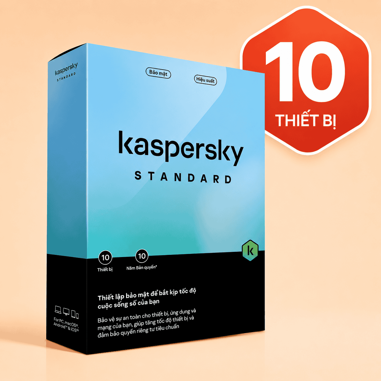 Kaspersky Standard (10 thiết bị)